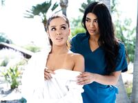 Vanna Bardot and Jasmine Sherni go from massage to pussy licking