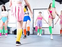 The Sweethearts Club practices in group training