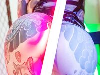 Korean tattooed girl from Patreon