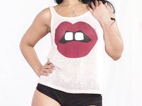 Beautiful Latina Jasmine Caro bending over and showing her monster juicy ass