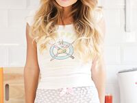 Ukrainian princess Lola Krit reveals her sexy twat and flaunts hot feet