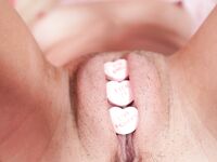 Blonde Kenzie Reeves shows off her burger pussy